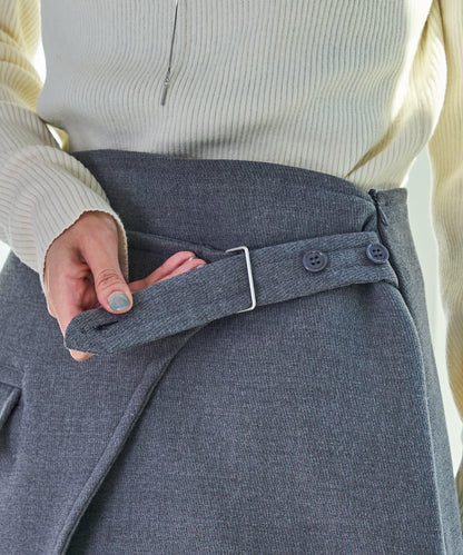 【mystic】裹身腰帶迷你裙褲