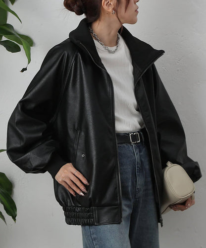 【AW】仿皮MA-1夾克