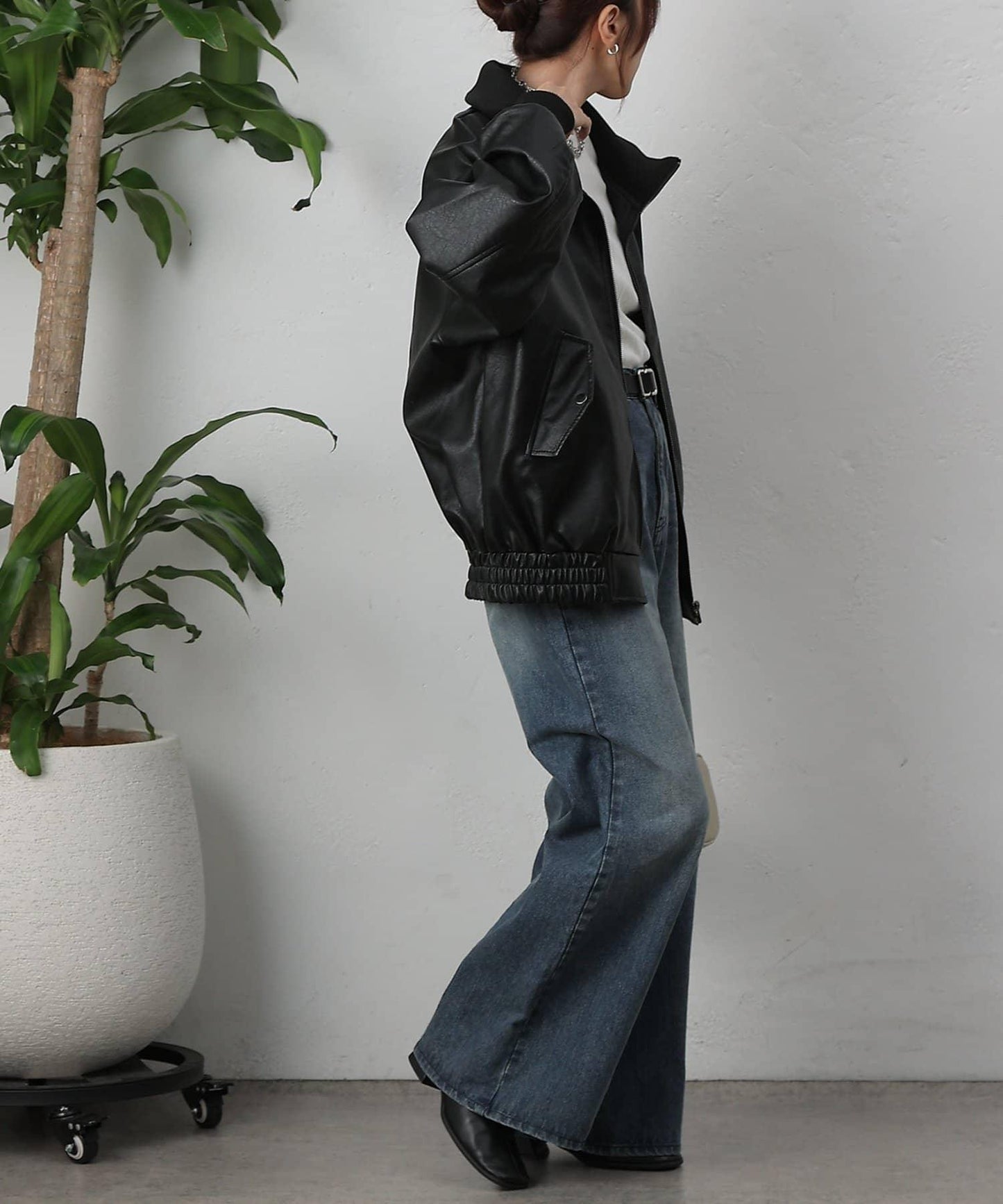 【AW】仿皮MA-1夾克