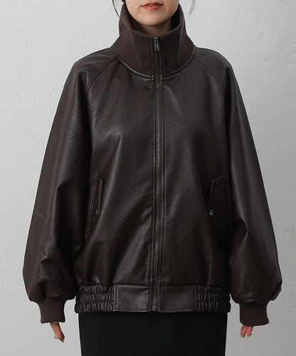 【AW】仿皮MA-1夾克