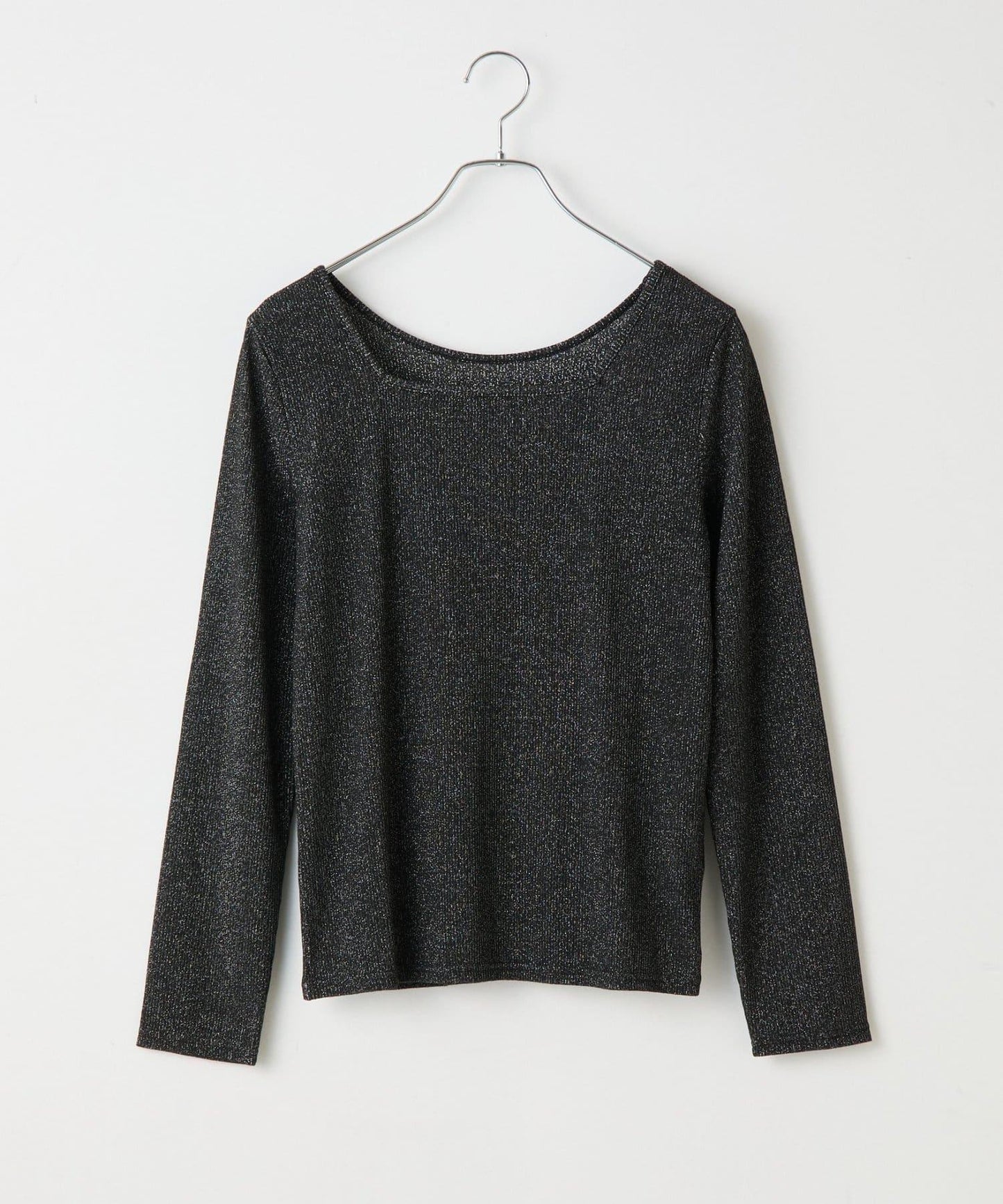 【AW】亮絲雙穿方領套頭衫