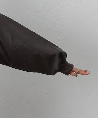 【AW】仿皮MA-1夾克