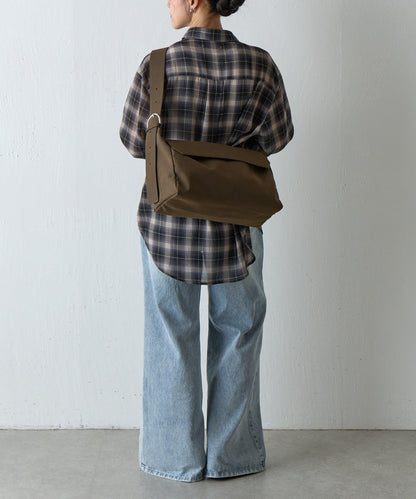 【AW】麂皮翻蓋單肩包