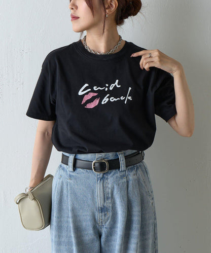 【AW】Lips印花T恤