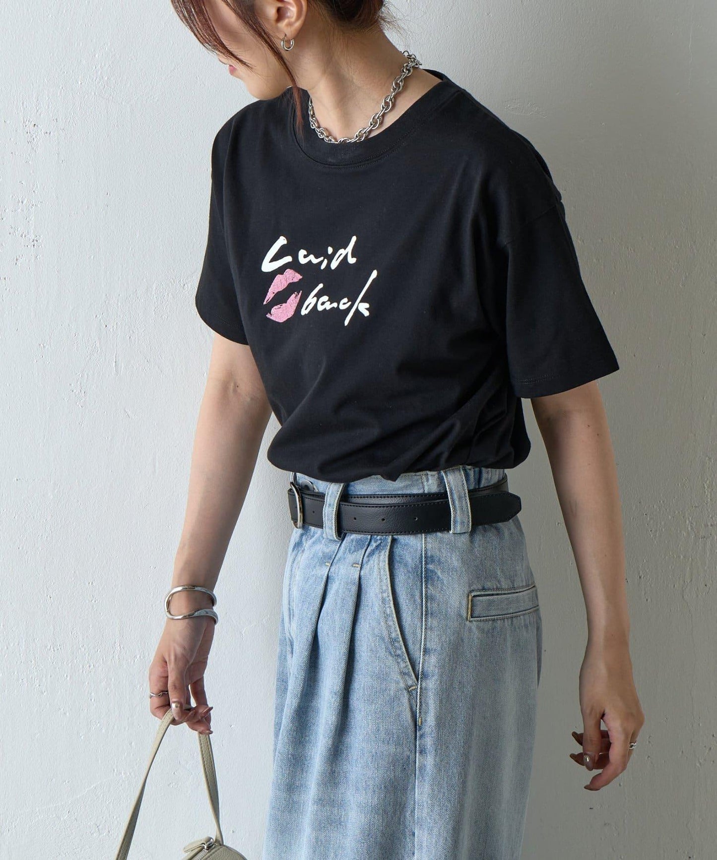 【AW】Lips印花T恤