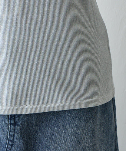 【AW】亮絲雙穿方領套頭衫