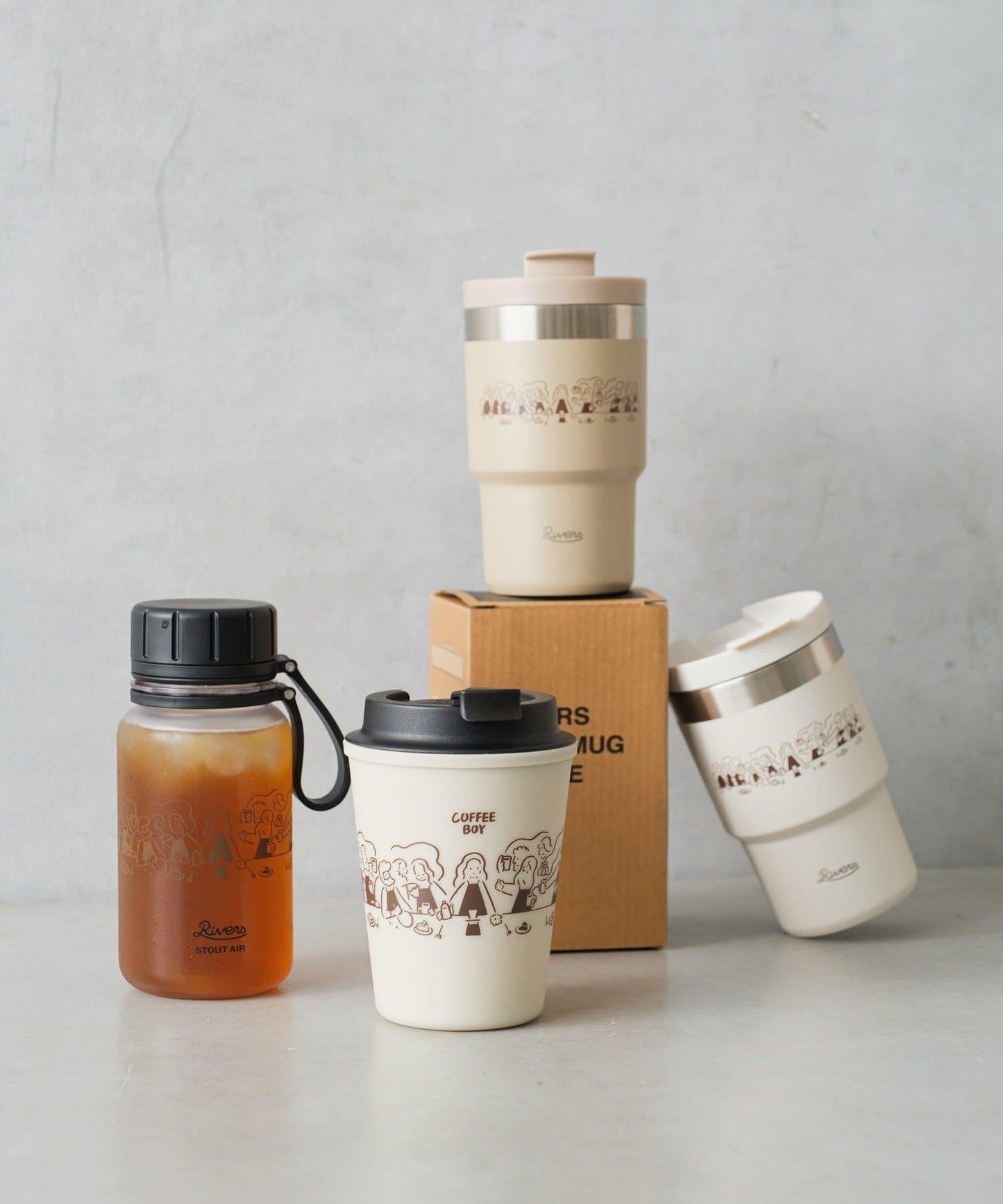 【BIRTHDAY BAR EC！】RIVERSE×COFFEE BOY 輕盈隨行杯 400ml LAST AFTER COFFEE