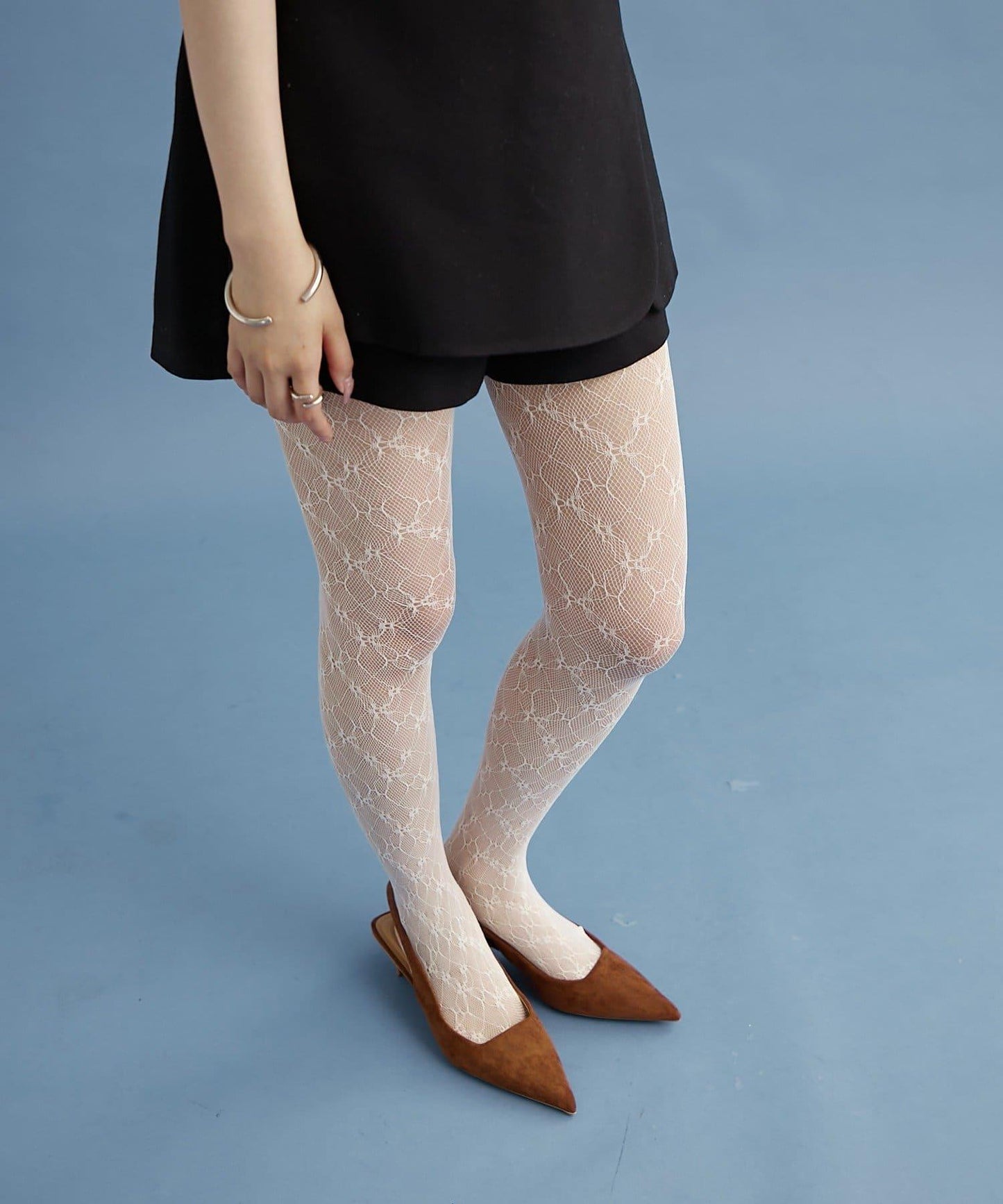 蕾絲連褲襪