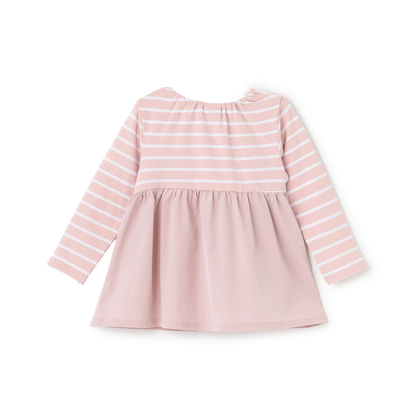 拼接條紋長袖T恤