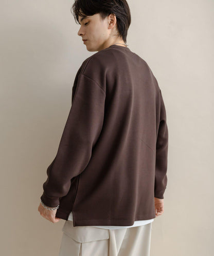 部分色 刺繡加厚長袖T恤