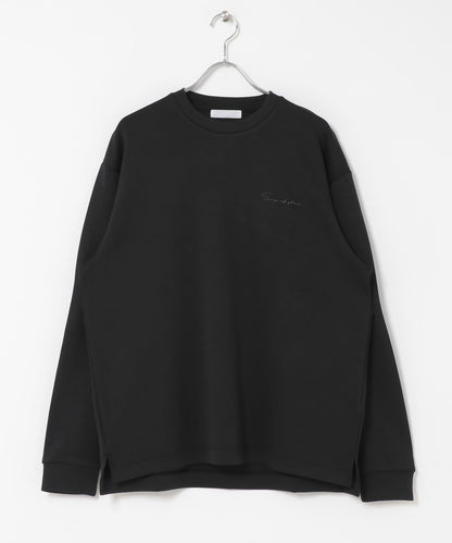 部分色 刺繡加厚長袖T恤