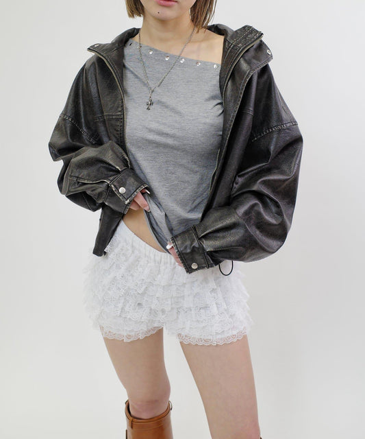 【WHO'S WHO gallery】復古風格皮革夾克