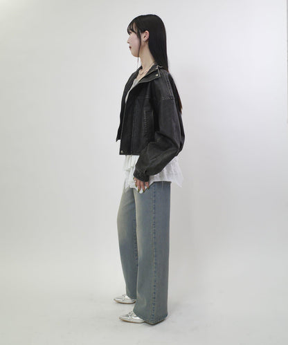 【WHO'S WHO gallery】復古風格皮革夾克