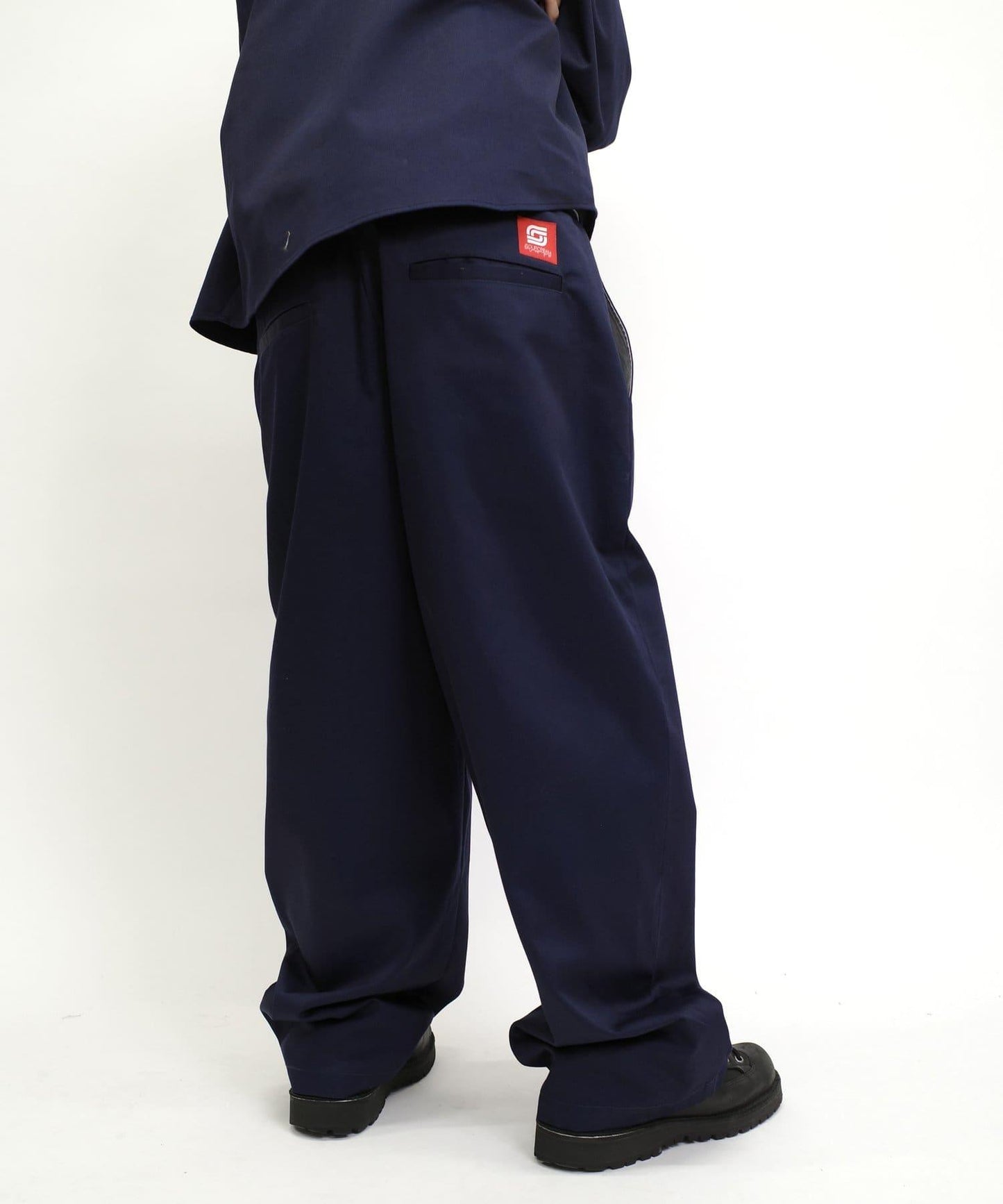【WHO'S WHO gallery】【Sourcream】斜紋工裝長褲