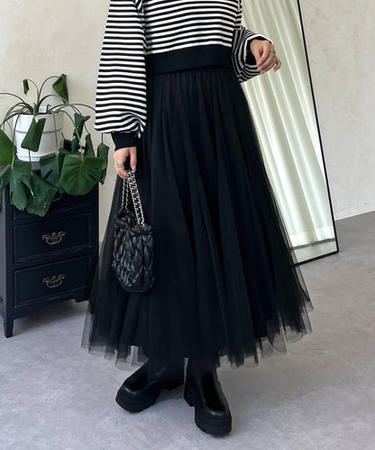 【總選舉參賽單品】蓬鬆網紗半身裙