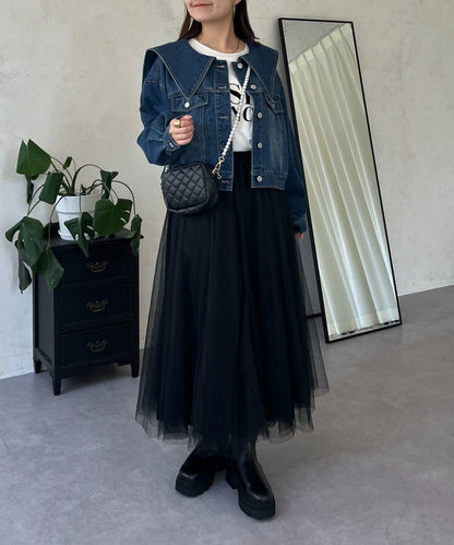 【總選舉參賽單品】蓬鬆網紗半身裙