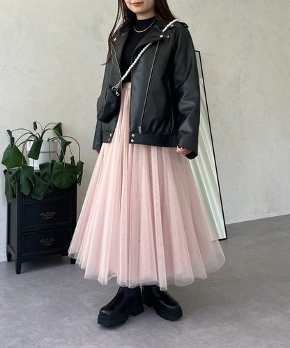 【總選舉參賽單品】蓬鬆網紗半身裙