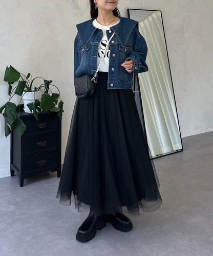 【總選舉參賽單品】蓬鬆網紗半身裙