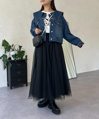 【總選舉參賽單品】蓬鬆網紗半身裙