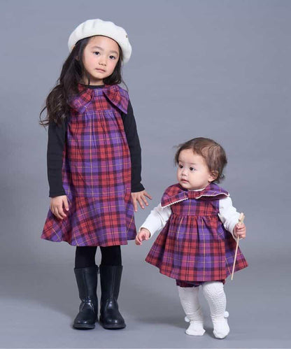 3WAY蝴蝶結連衣裙吊帶裙親子套裝