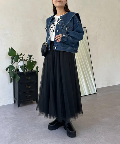 【總選舉參賽單品】蓬鬆網紗半身裙