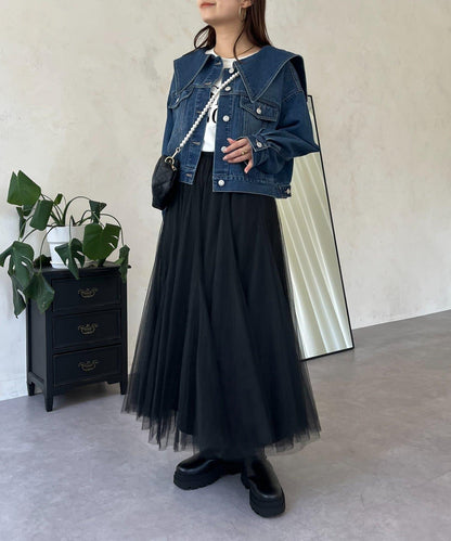 【總選舉參賽單品】蓬鬆網紗半身裙