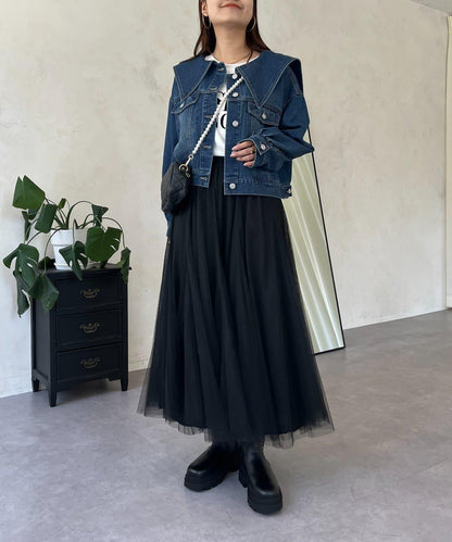 【總選舉參賽單品】蓬鬆網紗半身裙