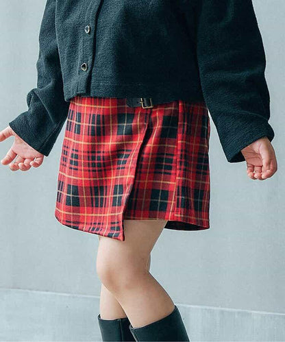 倫敦女孩風格短款裙褲