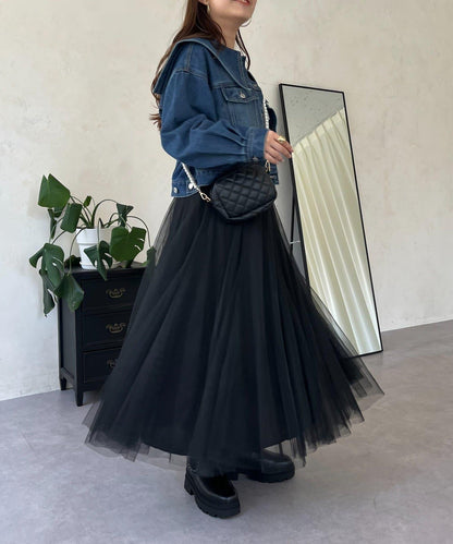 【總選舉參賽單品】蓬鬆網紗半身裙