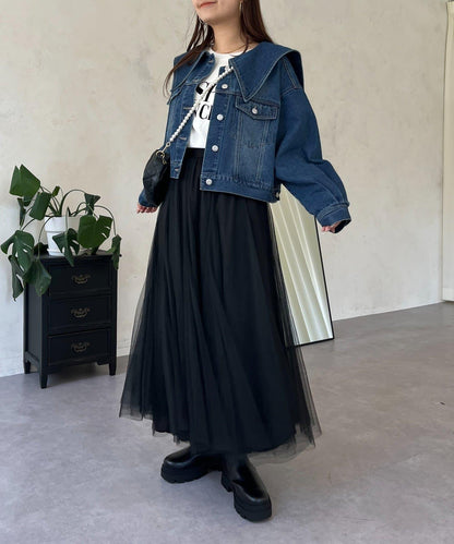 【總選舉參賽單品】蓬鬆網紗半身裙