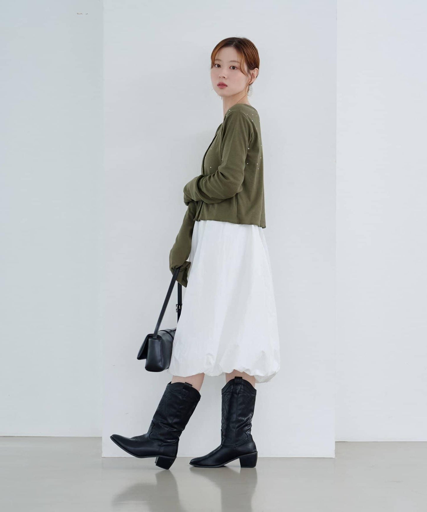 【2025AW】鉚釘羅紋針織上衣