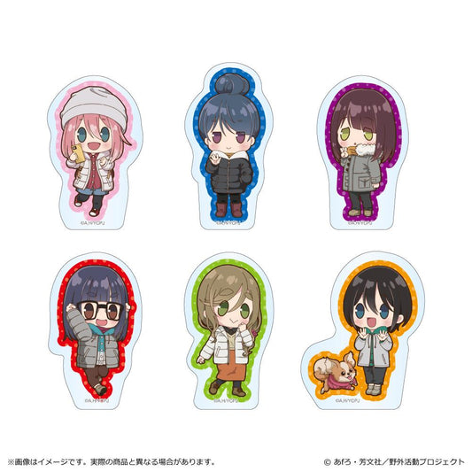 《搖曳露營》 SEASON3 ぽわころん系列 迷你異形亞克力積木【全套BOX／6個裝】