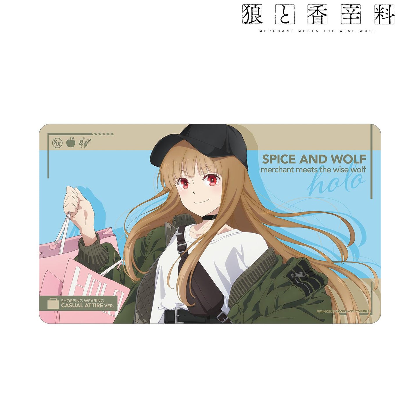 《狼與香辛料 MERCHANT MEETS THE WISE WOLF》_新繪製 霍洛 休閒時尚購物款 多功能桌墊