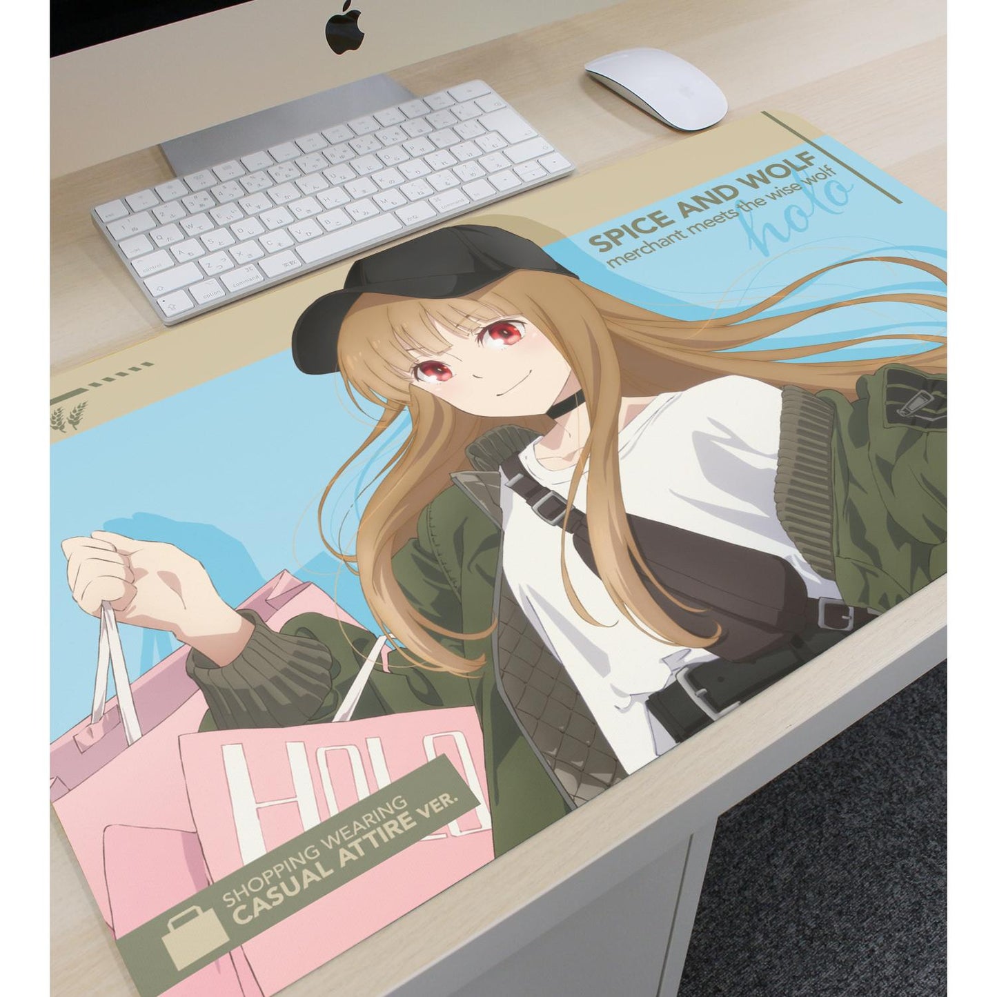 《狼與香辛料 MERCHANT MEETS THE WISE WOLF》_新繪製 霍洛 休閒時尚購物款 多功能桌墊