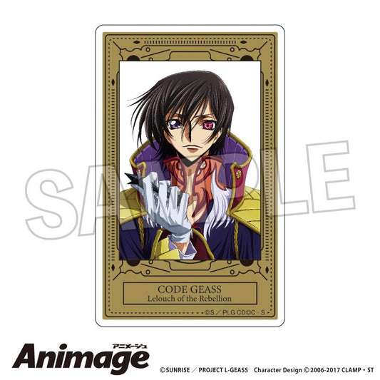 《反叛的魯路修》Animage亞克力卡片 G
