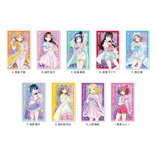 LoveLive! Sunshine!! 亞克力卡片 /B 第二彈 【全套BOX／9個裝】