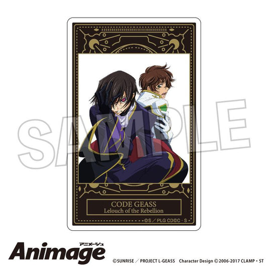 《反叛的魯路修》Animage亞克力卡片 B