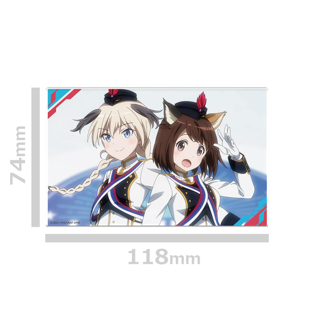《聯盟空軍航空魔法音樂隊光輝魔女》亞克力寫真立牌（附支架）B[米拉莎&伊諾琳]