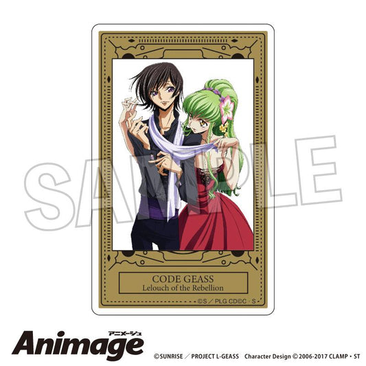 《反叛的魯路修》Animage亞克力卡片 I