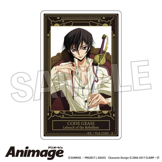 《反叛的魯路修》Animage亞克力卡片 E