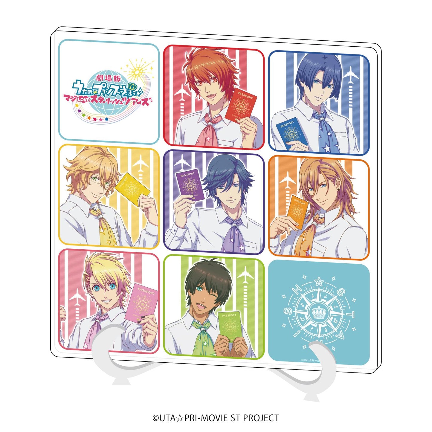 《歌之☆王子殿下》 真愛ST☆RISH巡演_亞克力藝術板01/預告視覺設計(官方插畫)