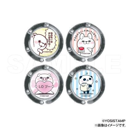 ヨッシースタンプ_夾式包包掛鉤_熊貓