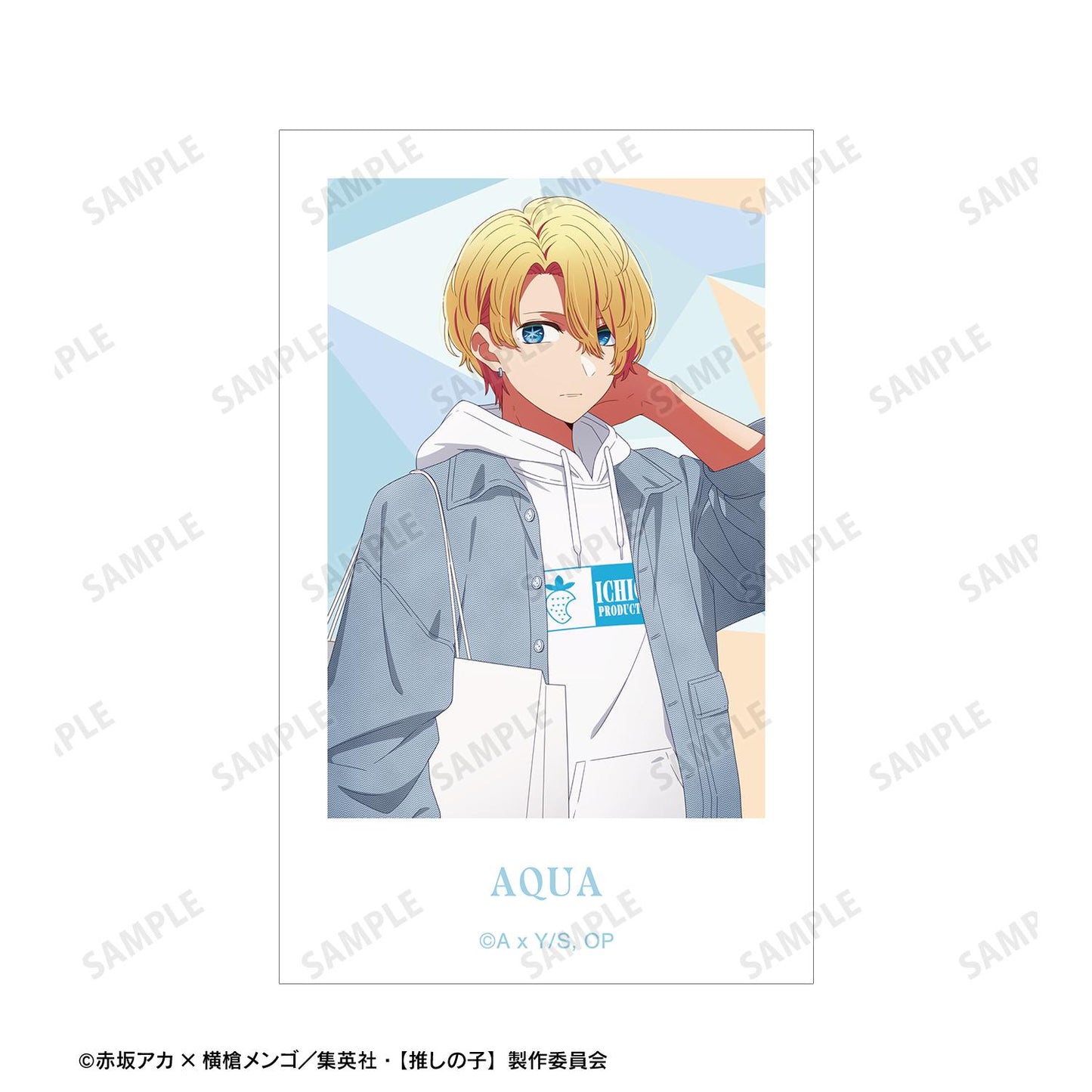 《我推的孩子》_新繪製 阿庫亞 購物ver. 拍立得風格插畫卡2枚套裝