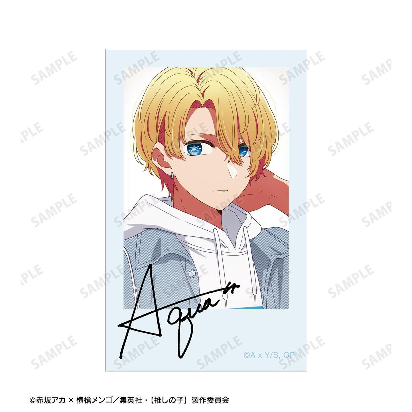 《我推的孩子》_新繪製 阿庫亞 購物ver. 拍立得風格插畫卡2枚套裝