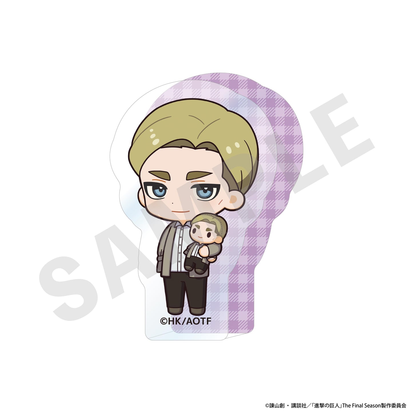 《進擊的巨人》迷你角色抱抱系列 迷你異形亞克力立牌 埃爾文