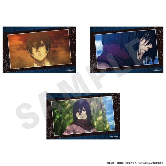 《進擊的巨人》視覺卡3枚套裝B 米卡莎 1