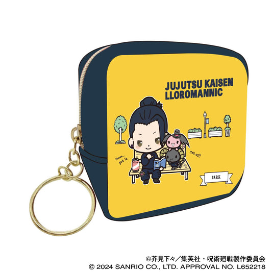 《咒術回戰》 第2季 方形迷你收納包／夏油傑×Luroromanic 《咒術回戰》 懷玉·玉折×《三麗鷗》