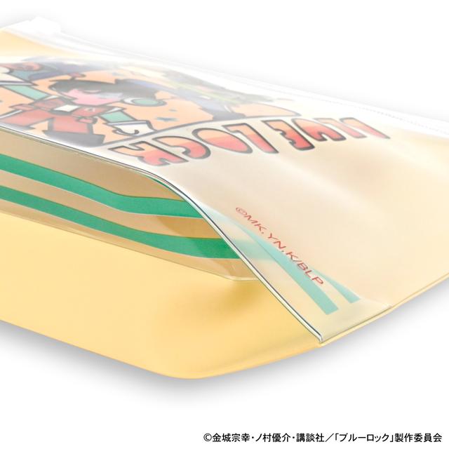 《藍色監獄》_水沢石鹸聯名 拉鍊滑動收納袋（ビビビビッ！！）