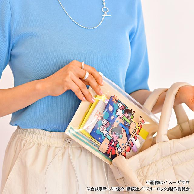 《藍色監獄》_水沢石鹸聯名 拉鍊滑動收納袋（ビビビビッ！！）