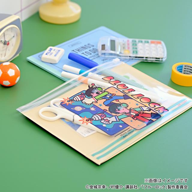 《藍色監獄》_水沢石鹸聯名 拉鍊滑動收納袋（ビビビビッ！！）